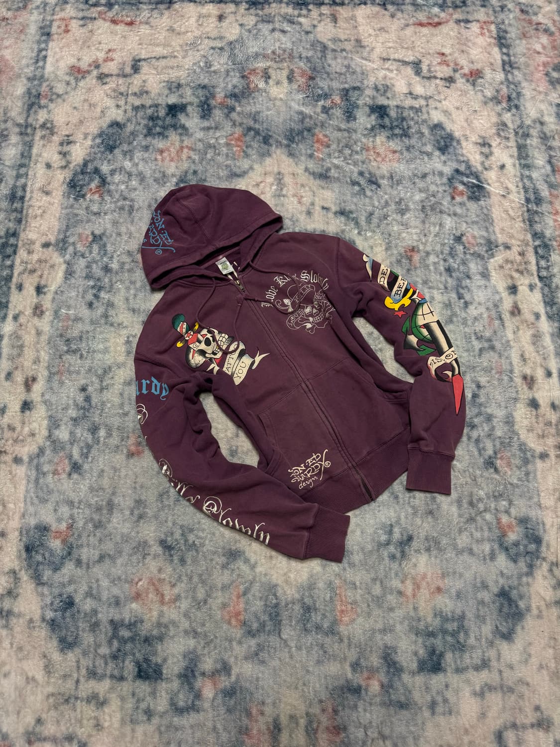 Ed hardy 00s embroid tatto hoodie 상품이미지1