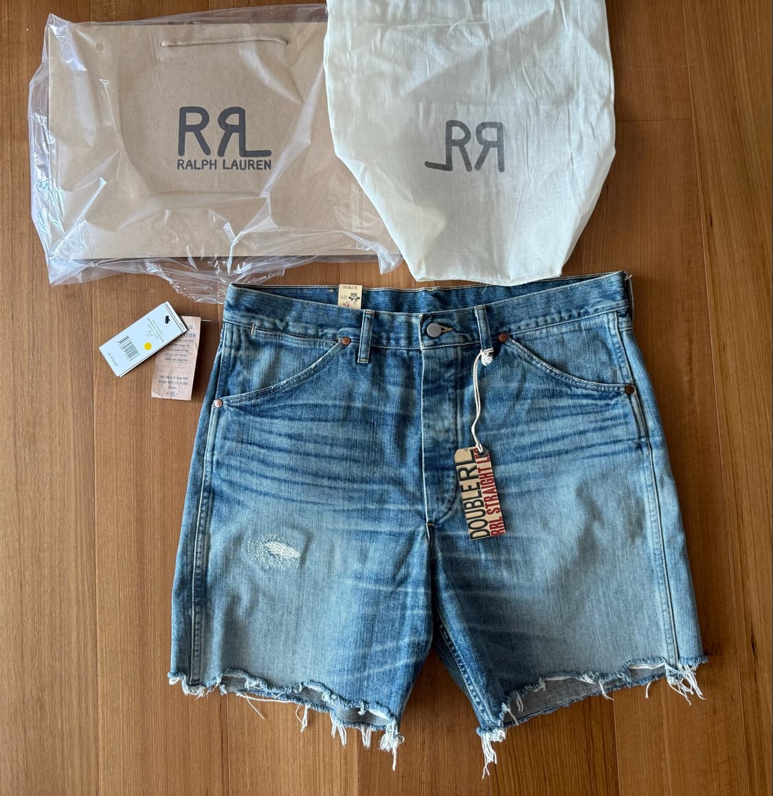 RRL BYRAN 데님 쇼츠 34 상품이미지4