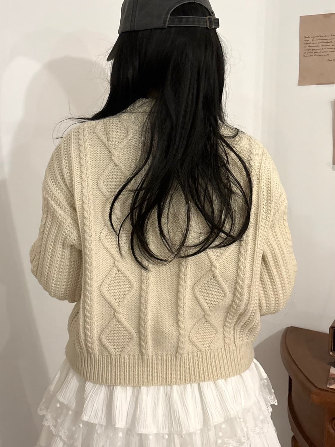 VTG 떡볶이 니트 가디건 상품이미지3