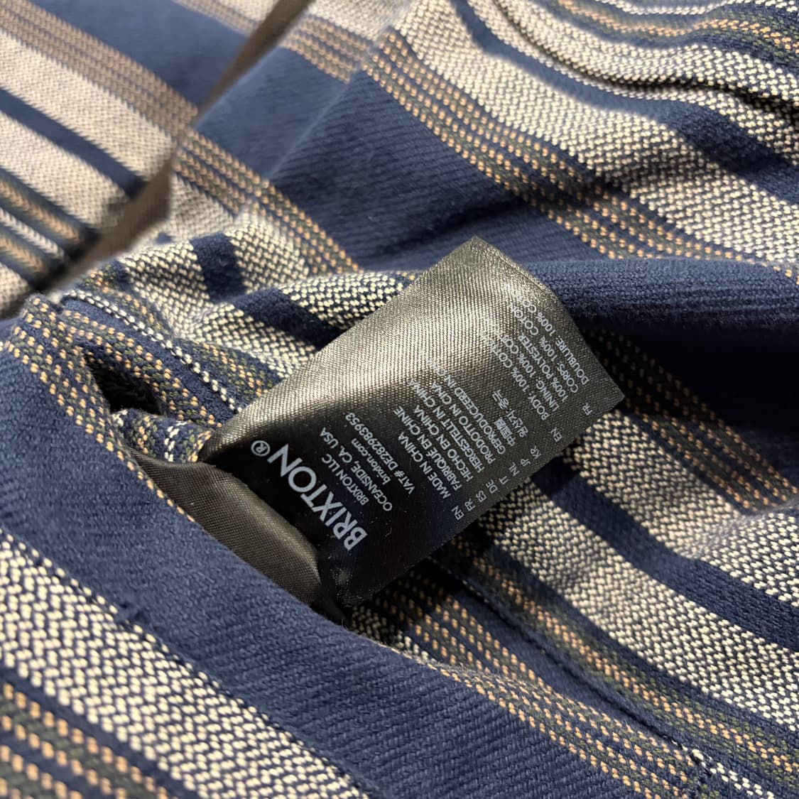 브릭스톤 스트라이프 패턴 리버시블 조끼 베스트 D269 상품이미지8