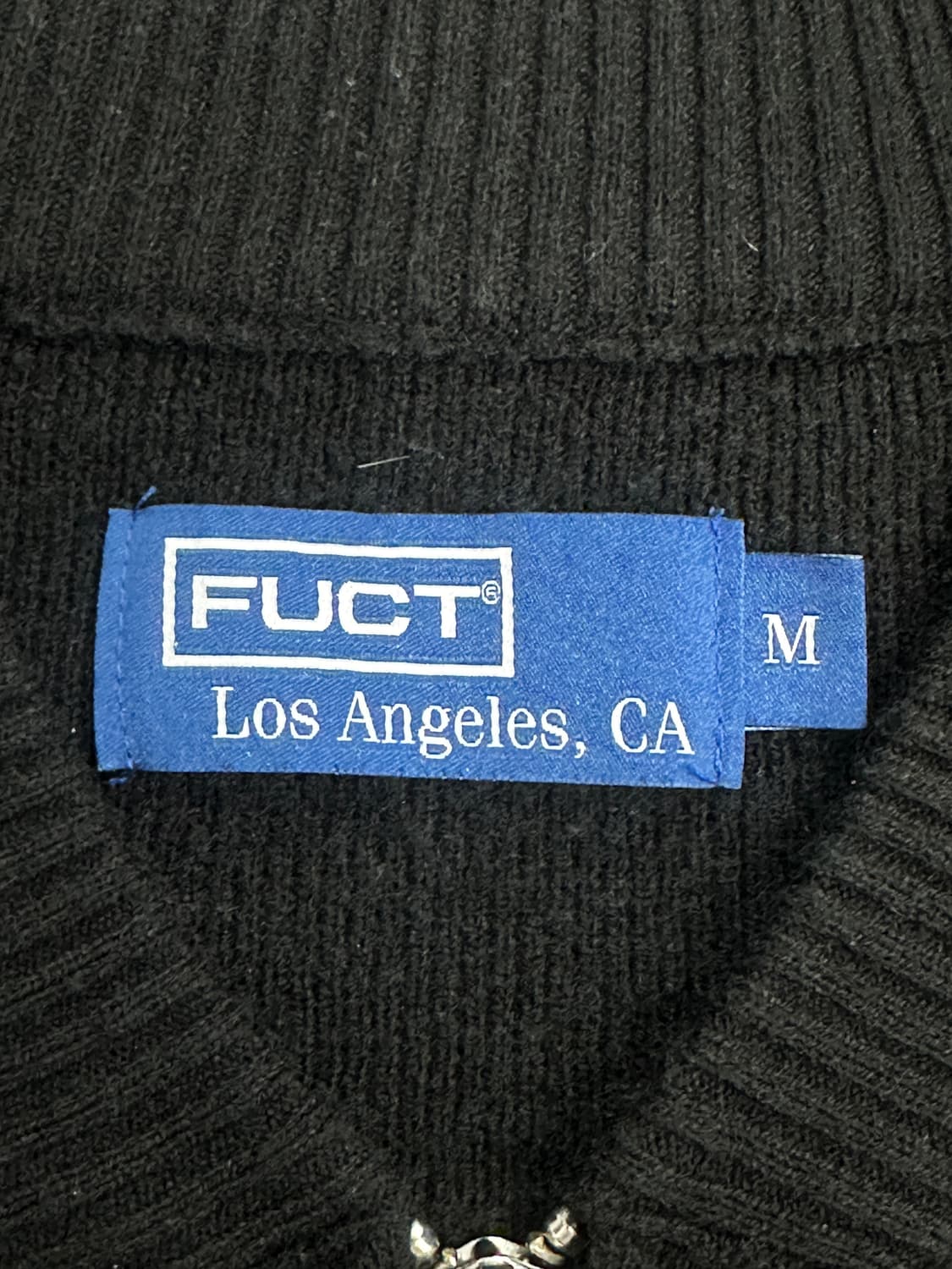 FUCT 자카드 패턴 니트 집업 M 상품이미지5