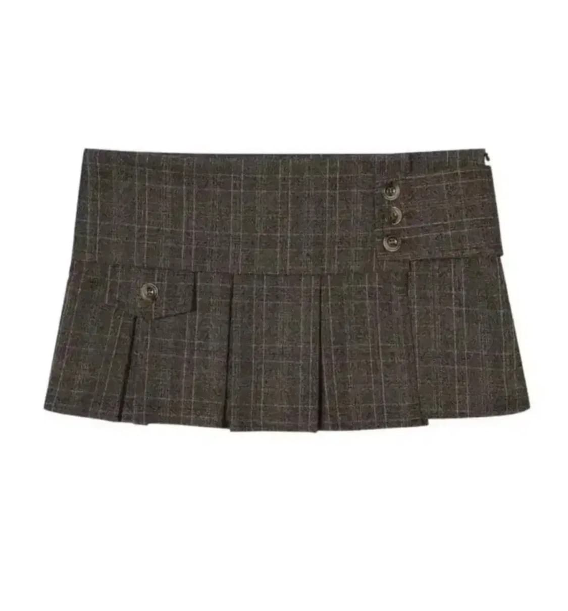 보헤미안서울 보헴서 랩스커트 딥브라운 상품이미지1