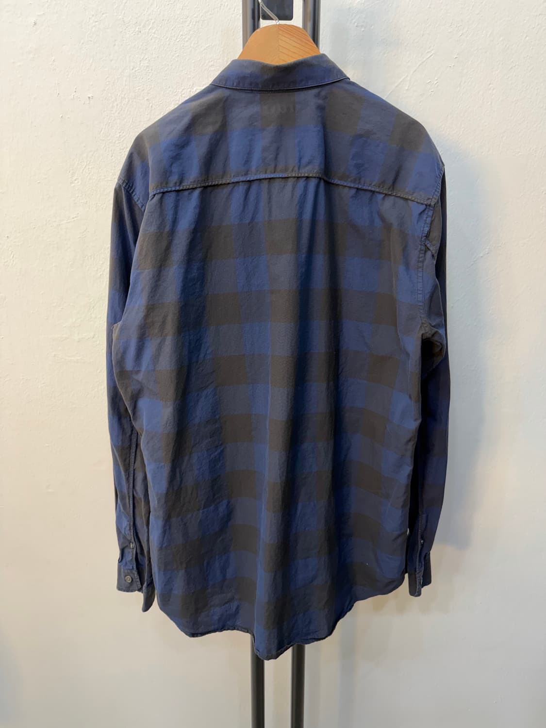 정품) theory 띠어리 남성 체크셔츠 L 상품이미지4