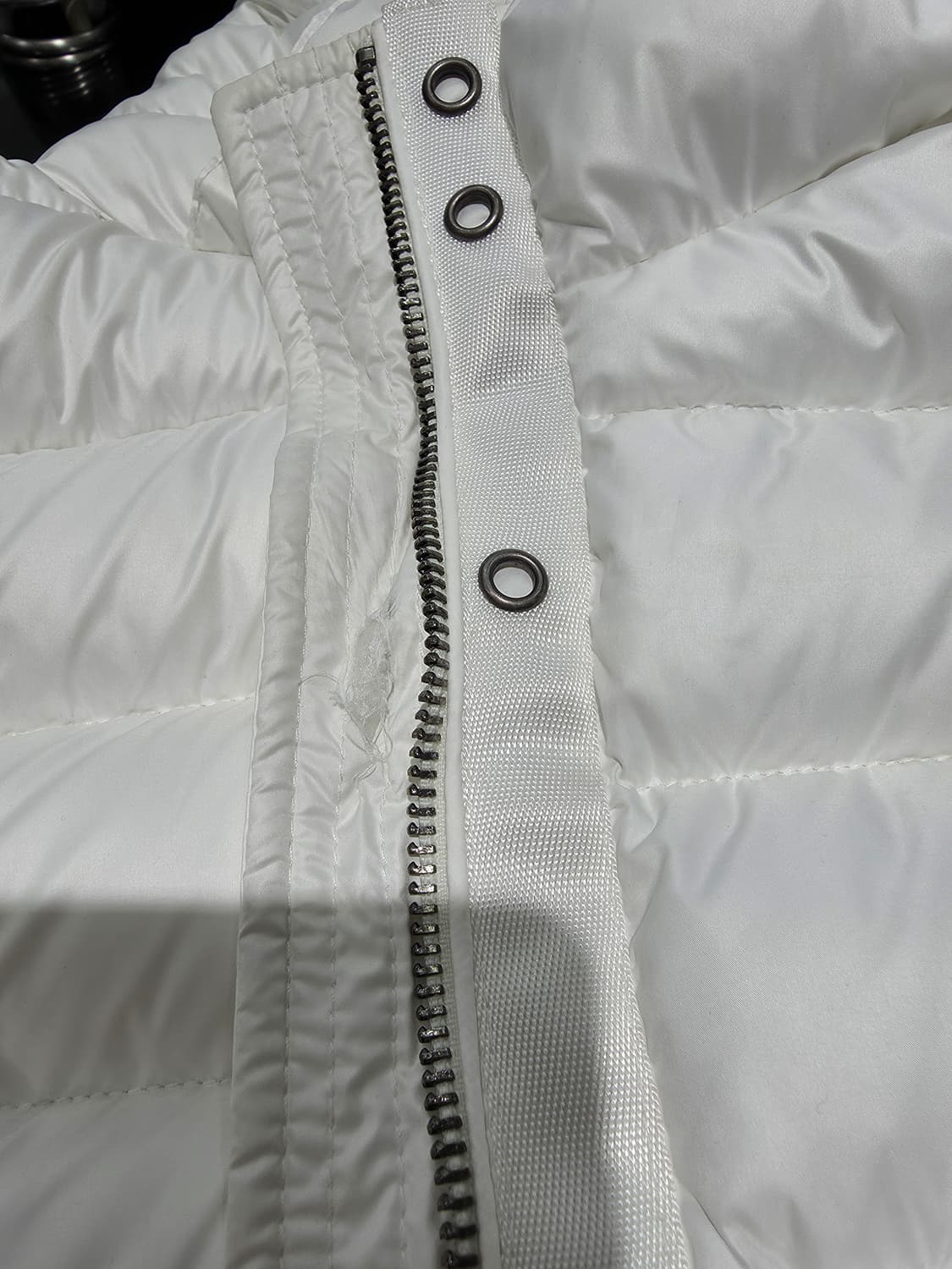 배드블러드 바이퍼 후드 푸퍼 화이트 s-새상품/하자있음 상품이미지2