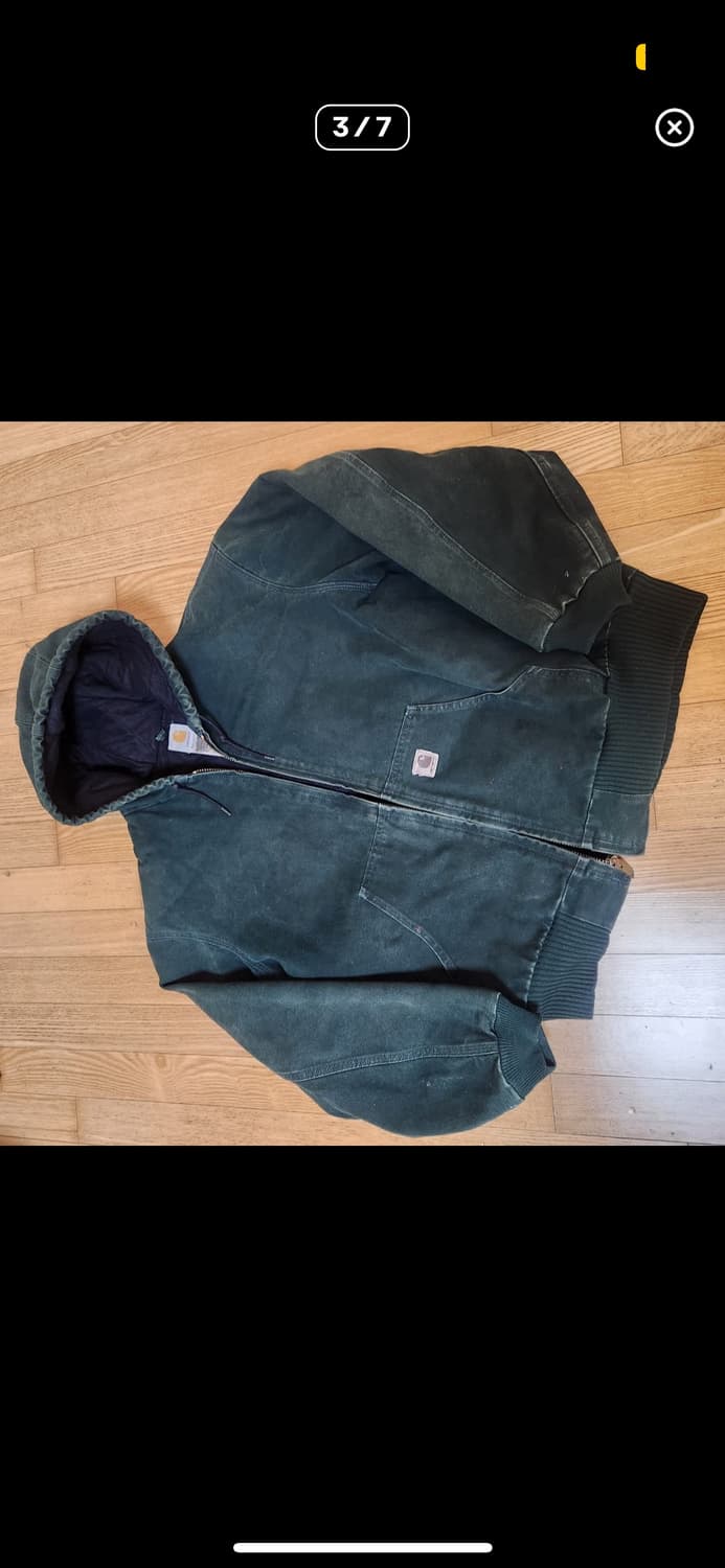 칼하트 빈티지 j130 스프루스 그린 상품이미지2