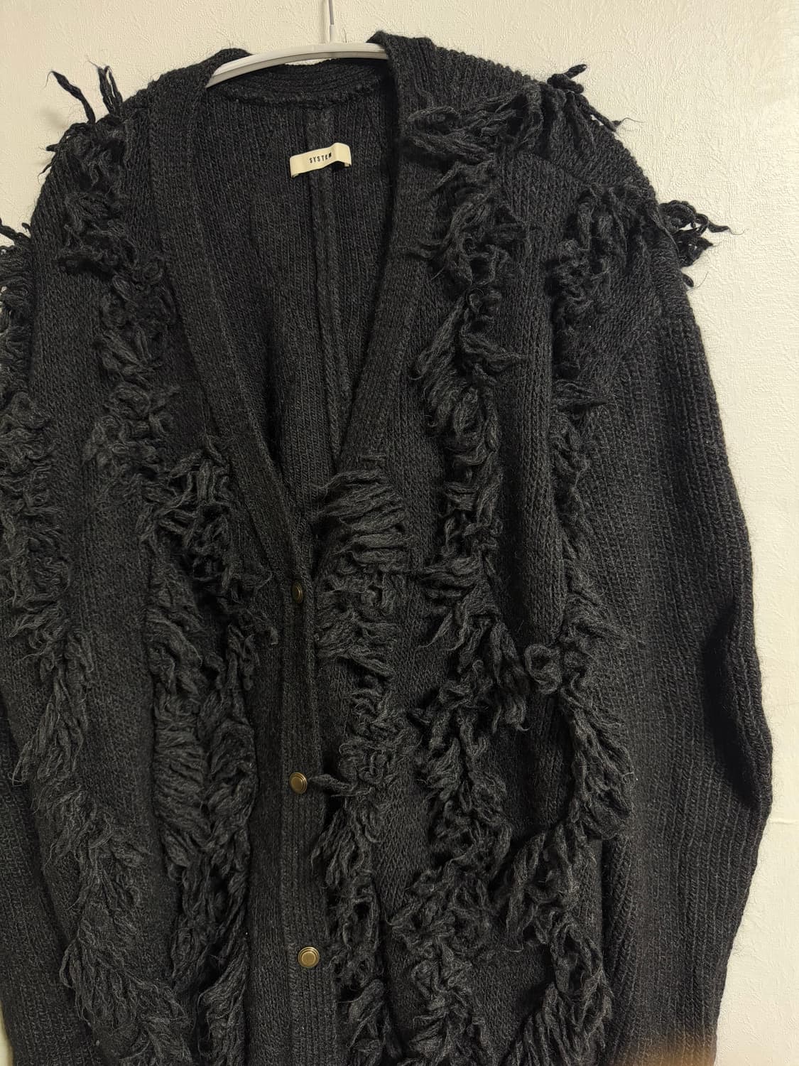 시스템 태슬 가디건 상품이미지3