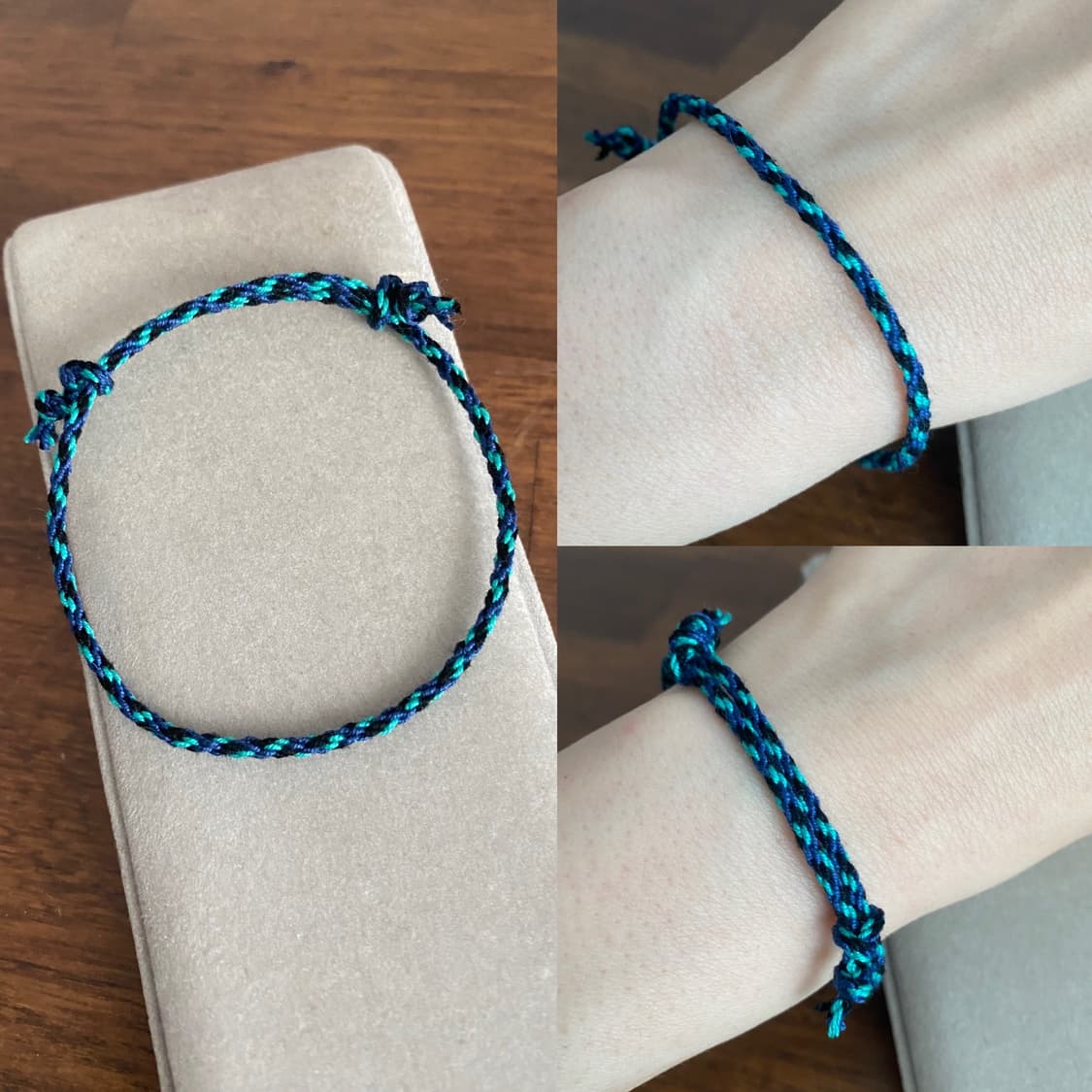 마크라메 유기농코튼 실팔찌 세트(L) 상품이미지5