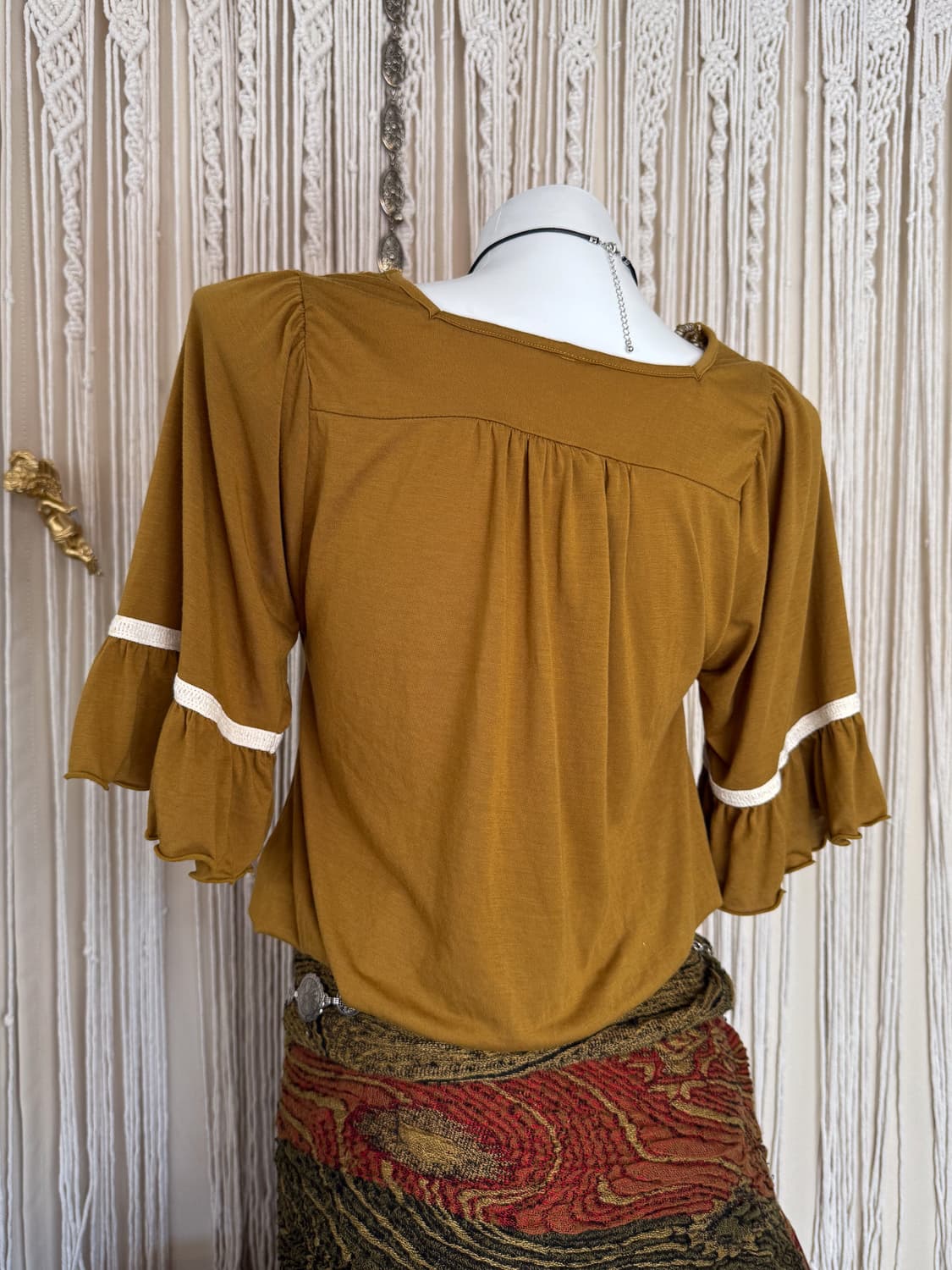 Embroidered Pumpkin Blouse 0043 상품이미지6