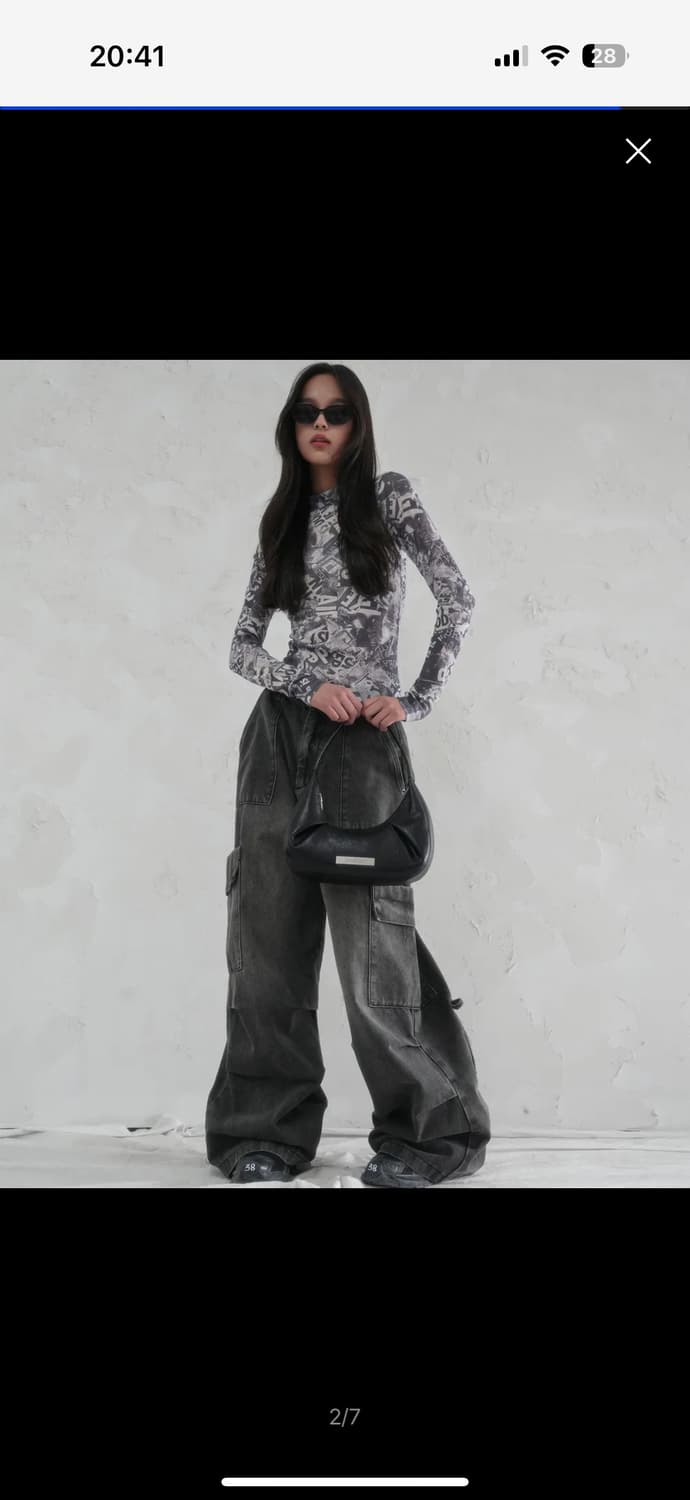 Accent Back String Pants BLACK 상품이미지2