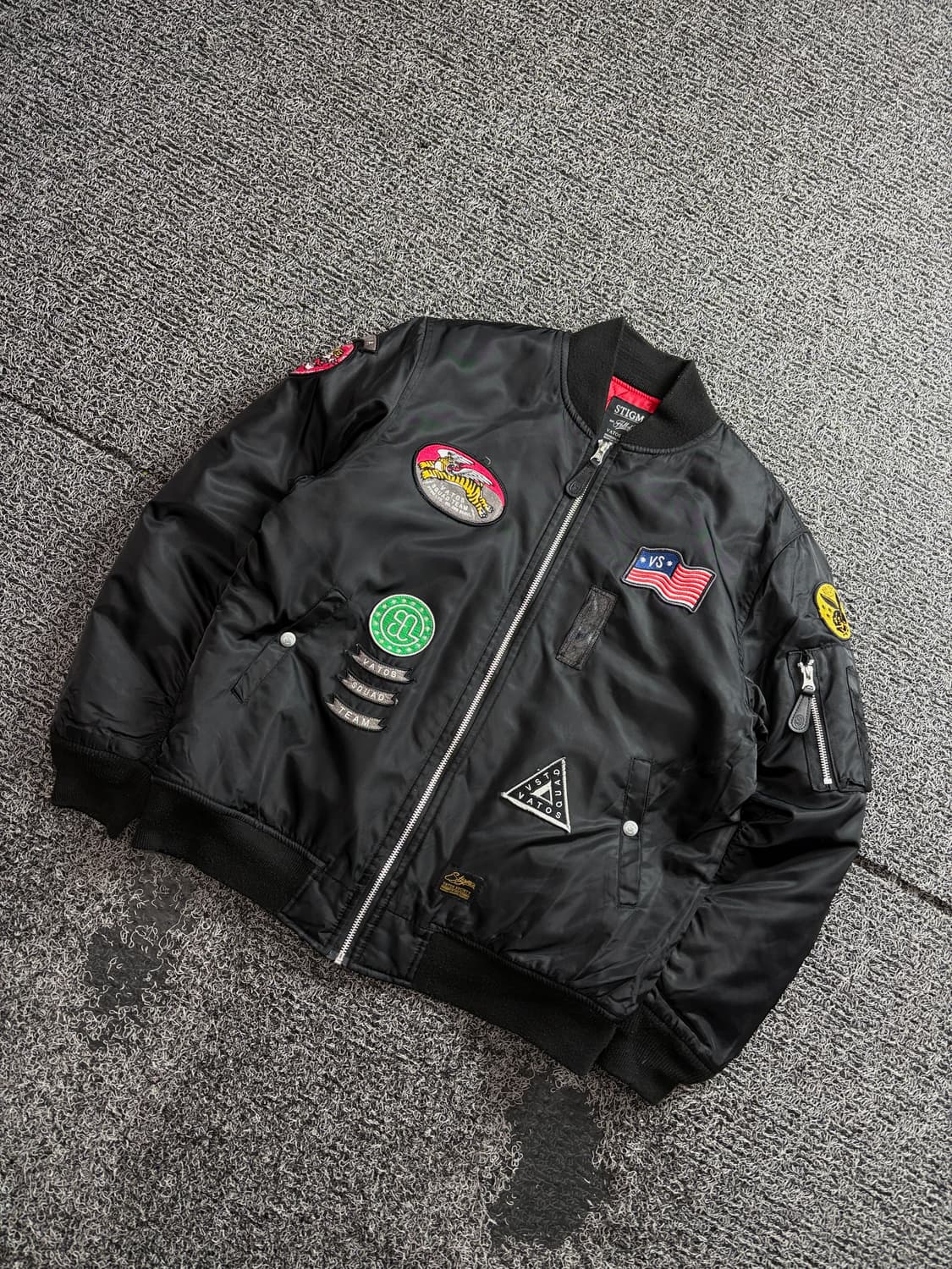 스티그마 VS MA-1 패치워크 봄버 자켓 3339 상품이미지1