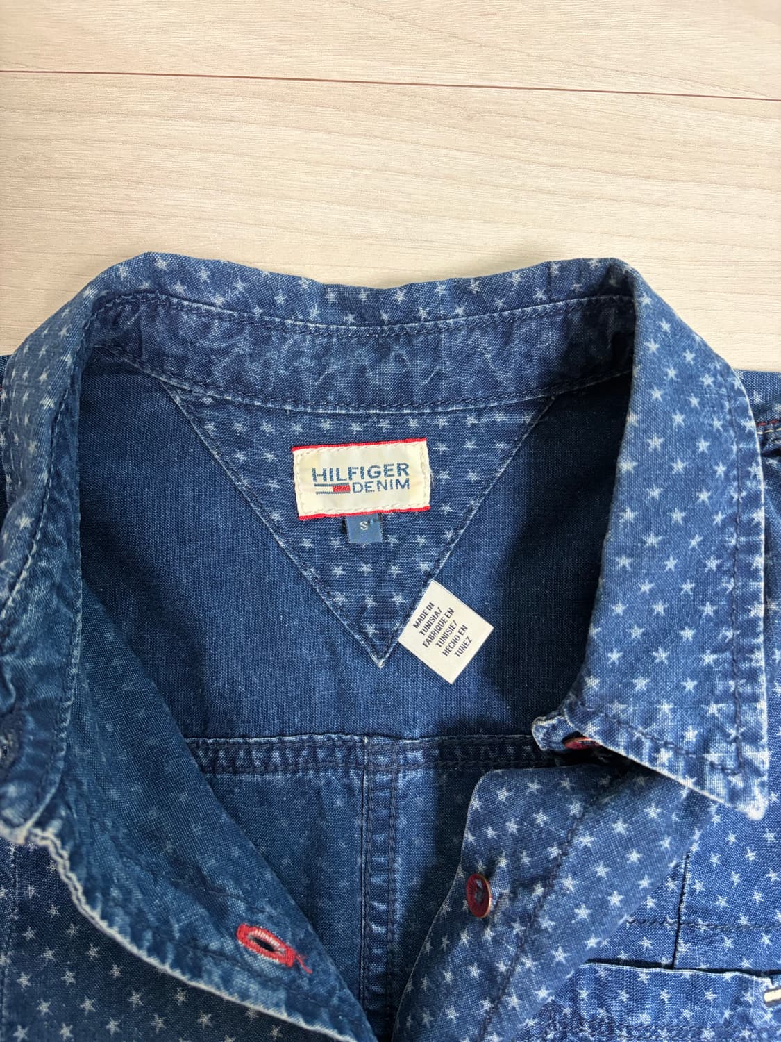 타미힐피거 데님 여성 빈티지 데님 셔츠 S 상품이미지5