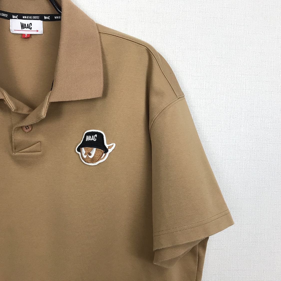 왁 WAAC 골프 오버핏 반팔 카라티셔츠 남성2 (100) 상품이미지3