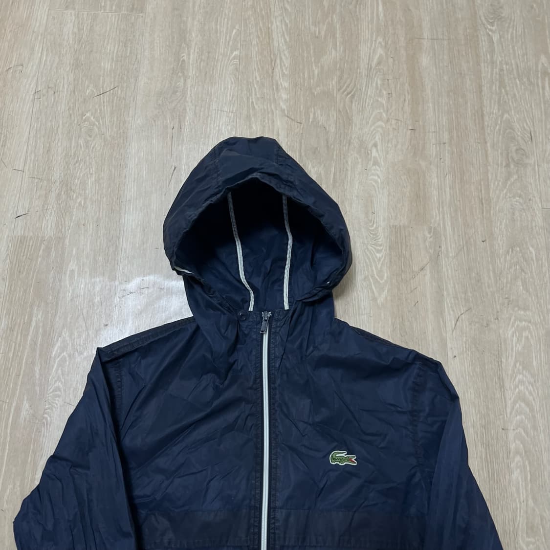 라코스테 로고 와펜 바람막이 자켓 48  상품이미지2