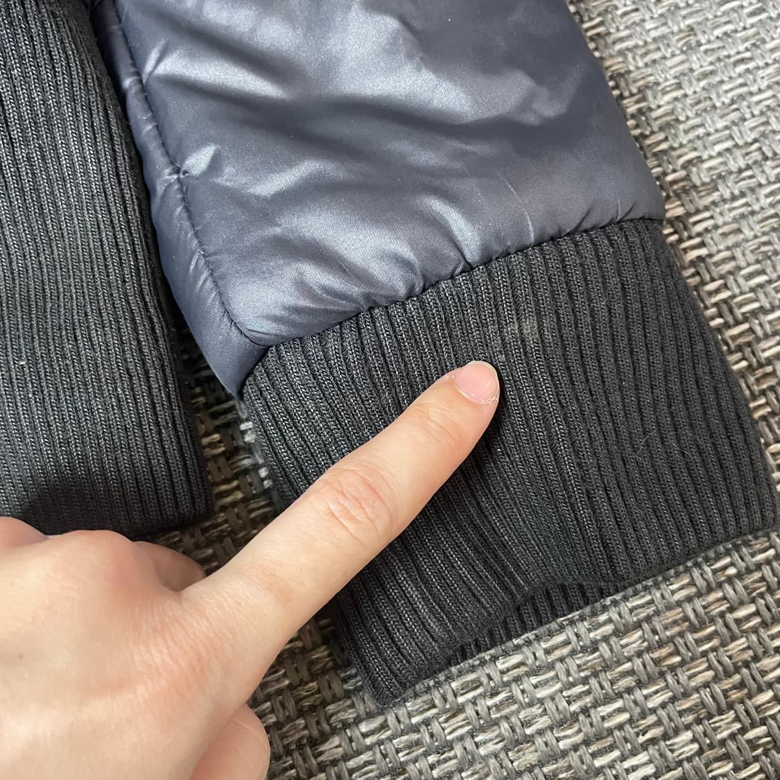 타미걸 Y2K 니트로고 푸퍼 자켓 M 상품이미지7