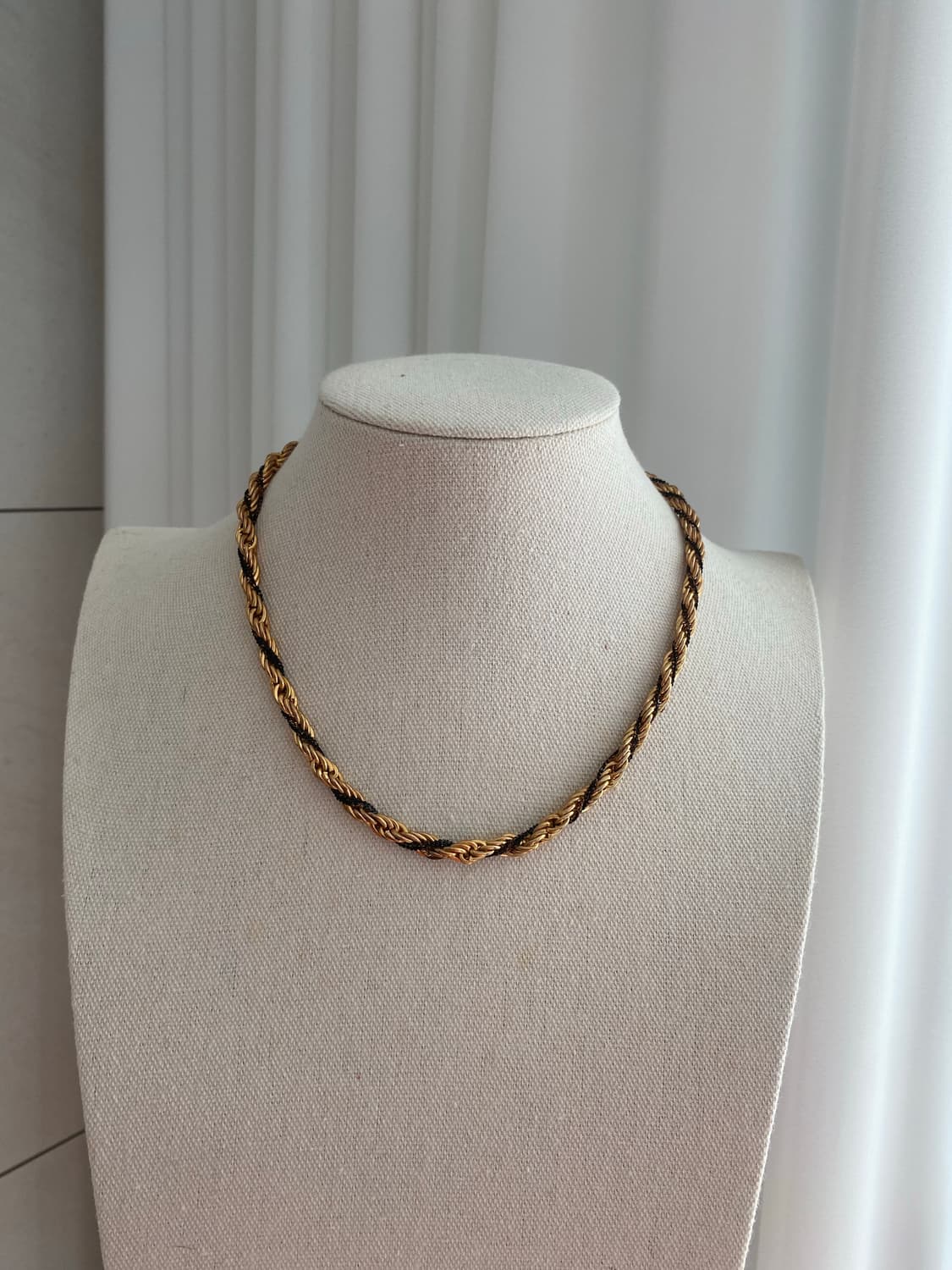 빈티지 블랙골드 체인 목걸이 상품이미지7