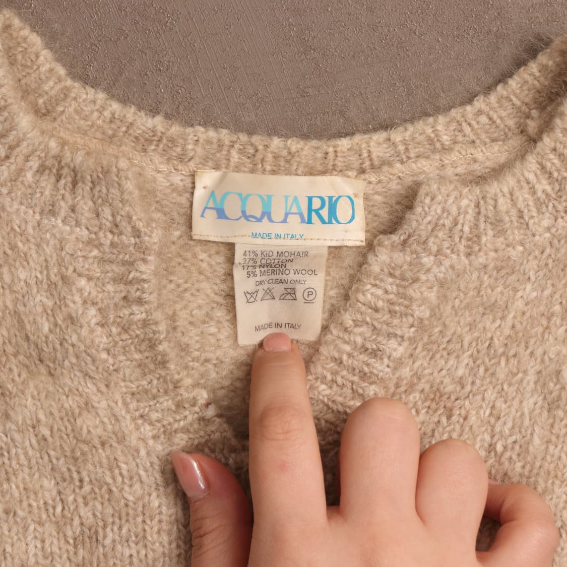90's 유럽빈티지 울 스웨터 A1878 상품이미지3