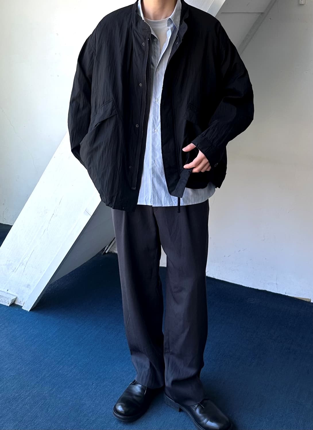 Washer light nylon short mods coat 상품이미지8