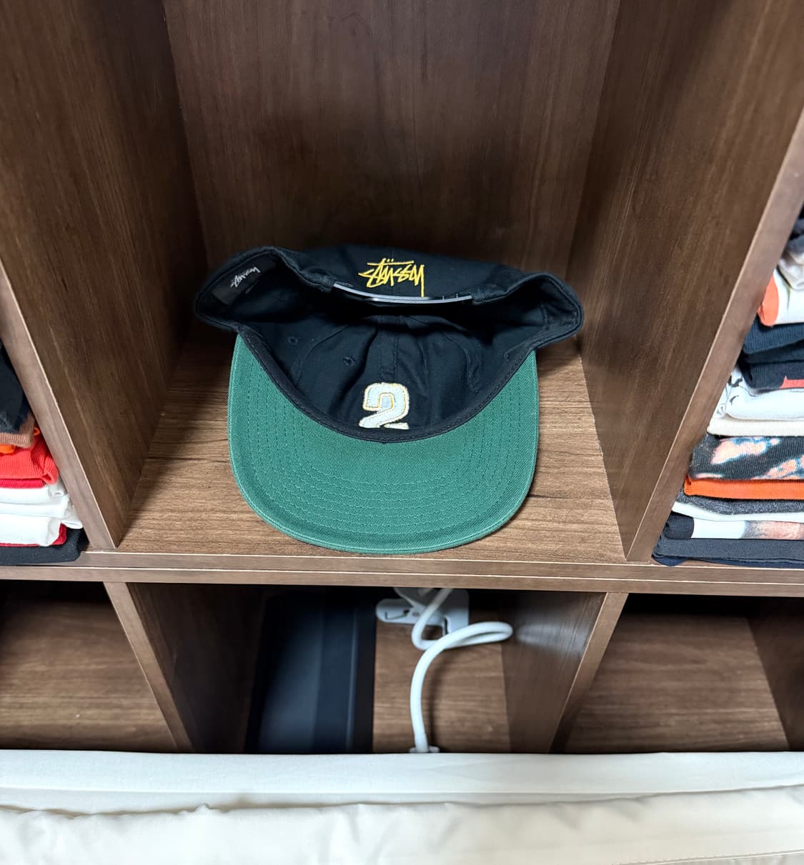 스투시 s로고 투톤 모자 상품이미지2