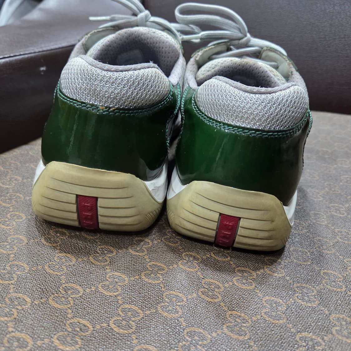 프라다 아메리카컵 그린 스니커즈 상품이미지4