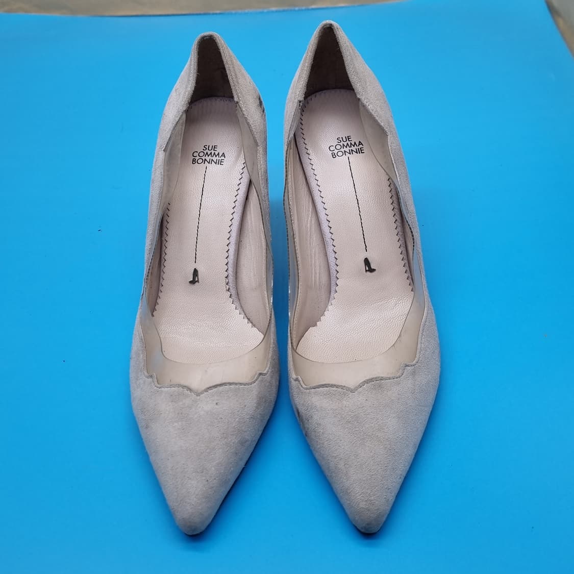 슈콤마보니 스웨이드 여성하이힐240 굽8 상품이미지2