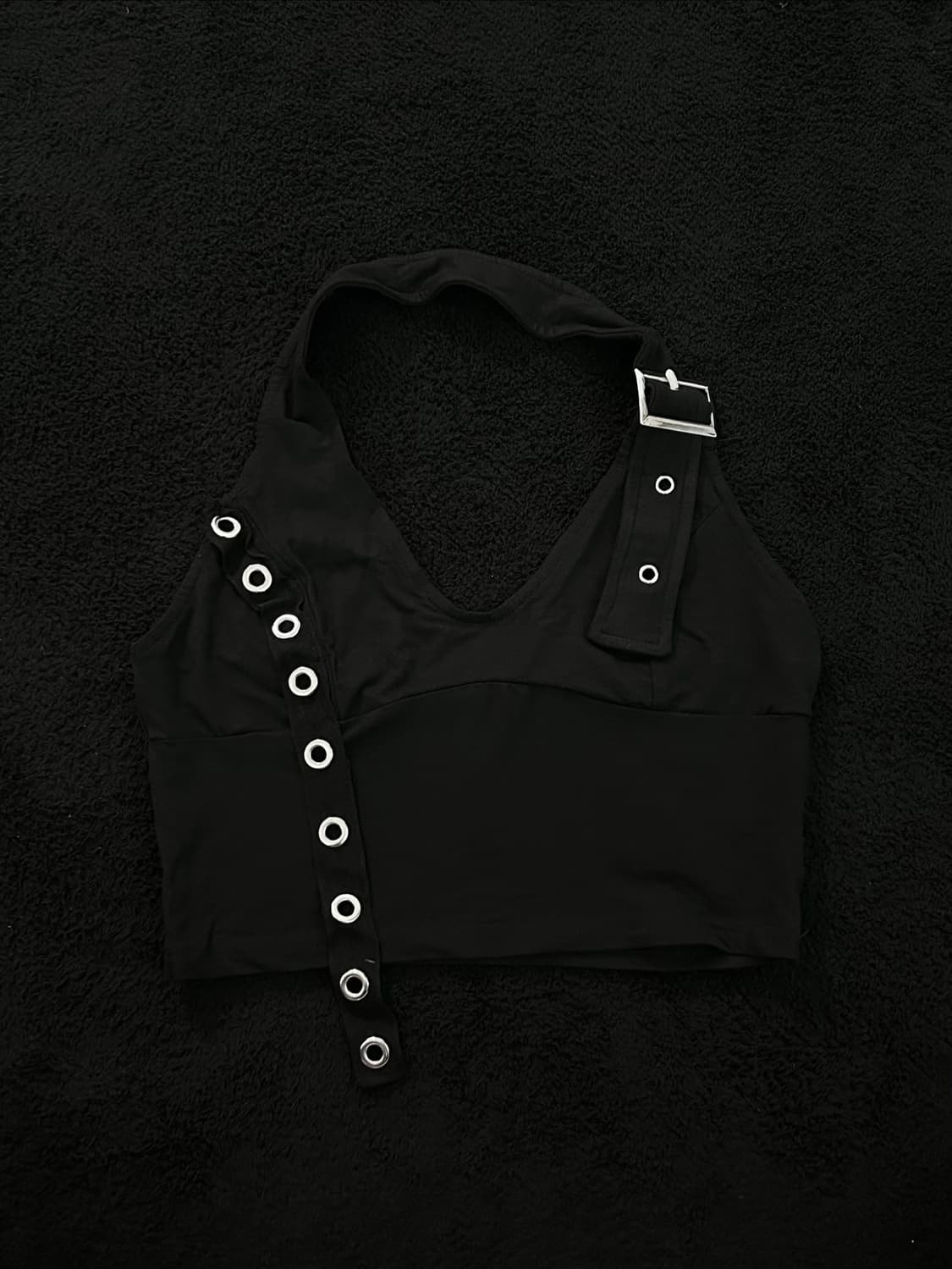 Eyelet Halter Top 상품이미지2