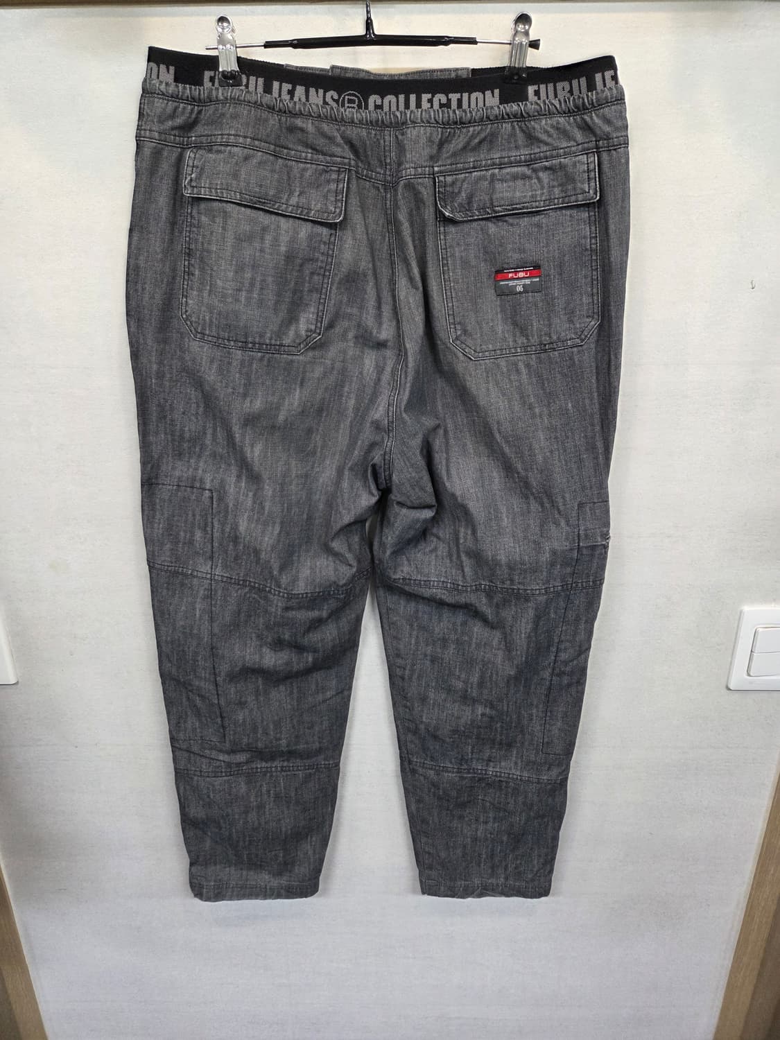 후부 빈티지 올드스쿨 밴딩 데님팬츠 대략 34 테이퍼드핏 상품이미지2