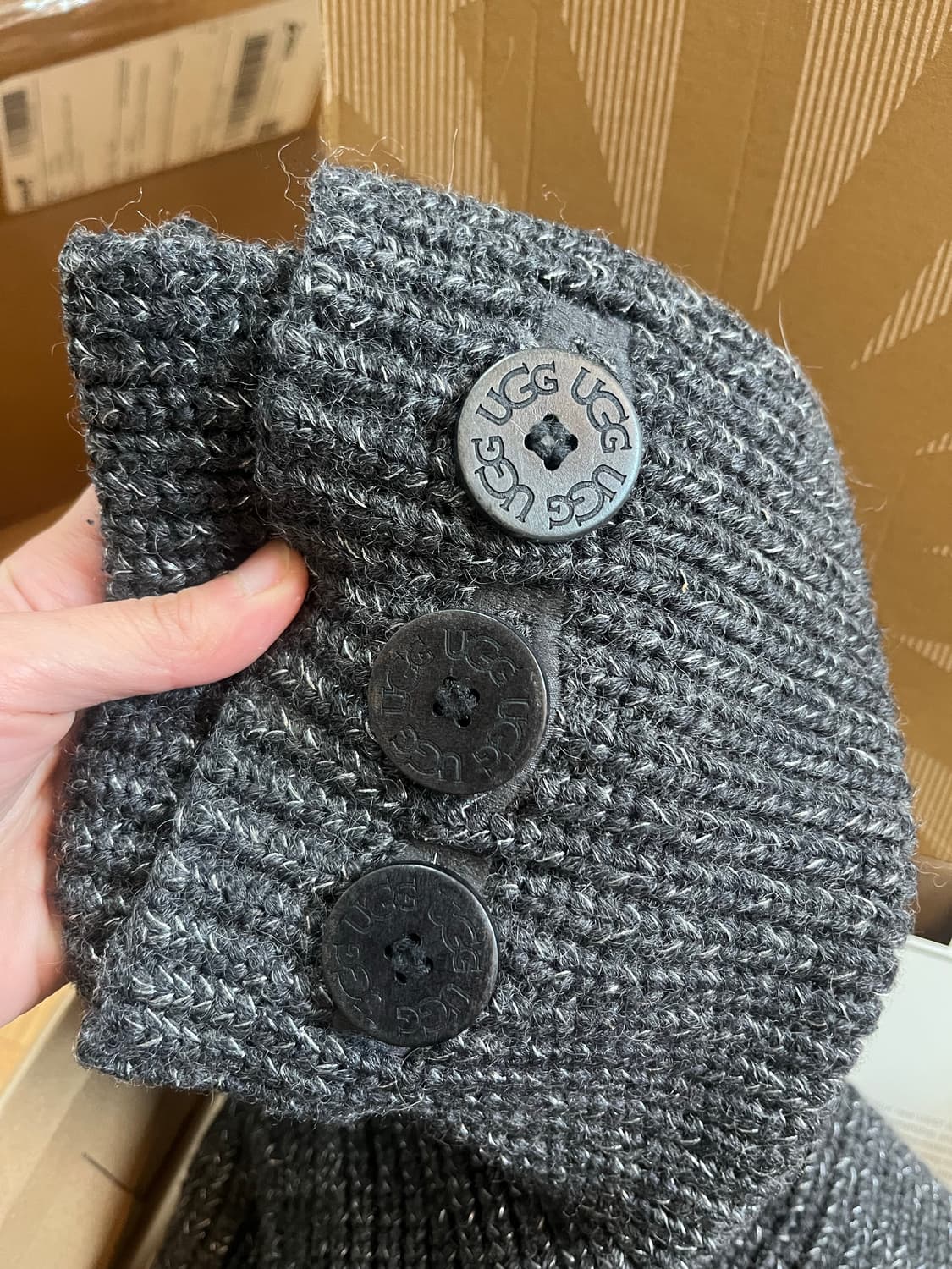 풀박! 상태 A+ 어그 카디 부츠 차콜 그레이 상품이미지5