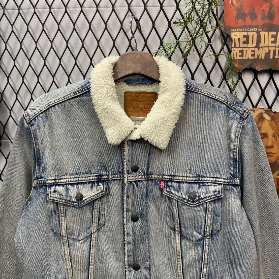 리바이스 타입 3 쉐르파 연청 데님 트러커 자켓 상품이미지3
