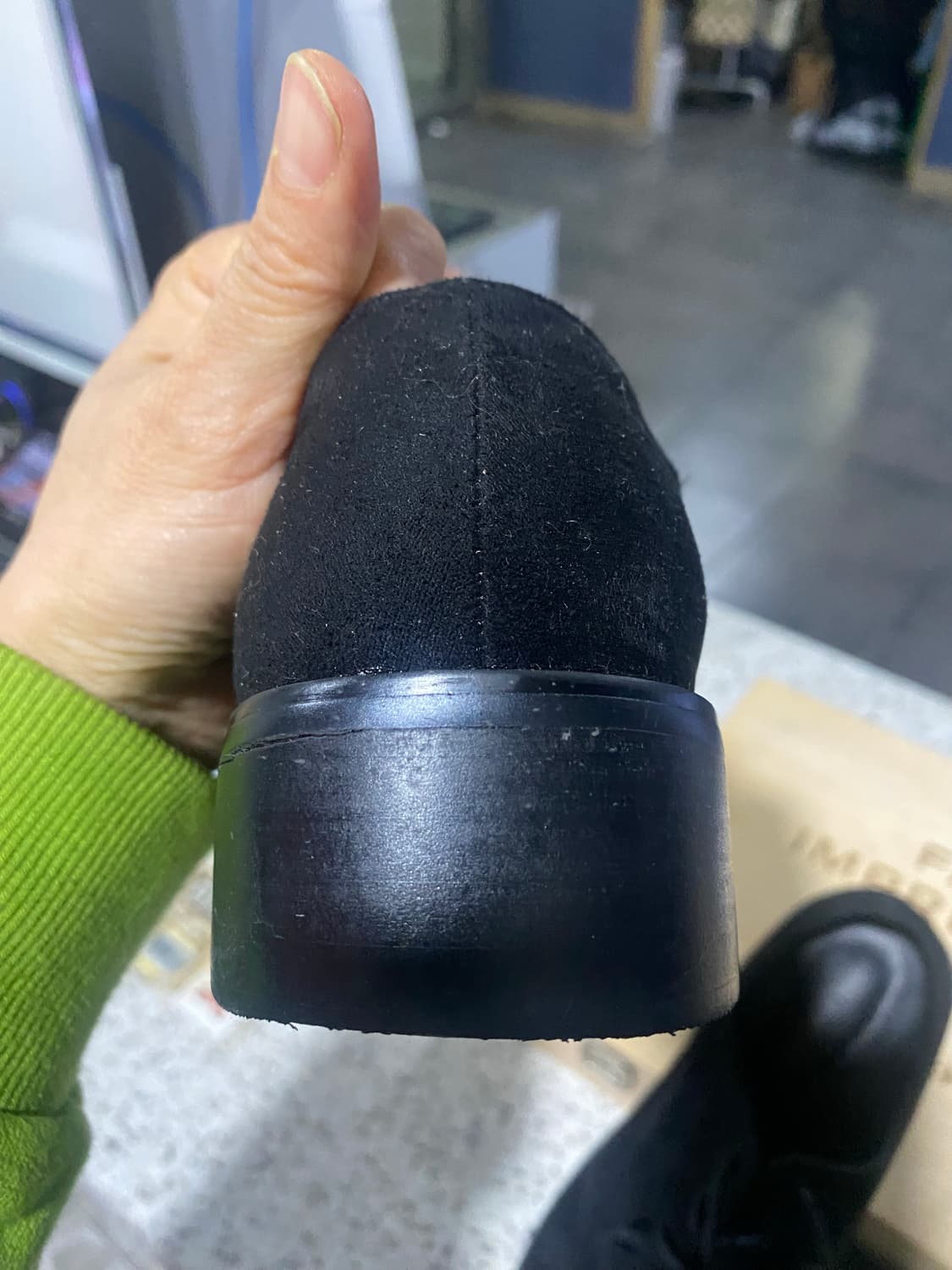 REC DOL 레크돌 블랙 스웨이드 로퍼240 상품이미지4