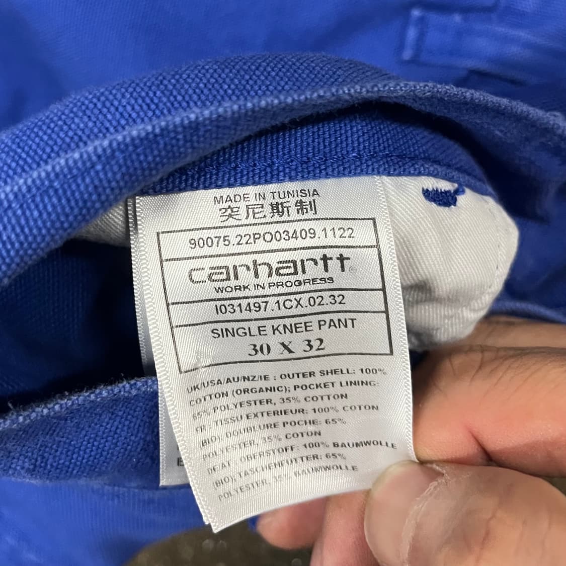 Carhartt wip 싱글니 카펜터 팬츠 (31“) 상품이미지6
