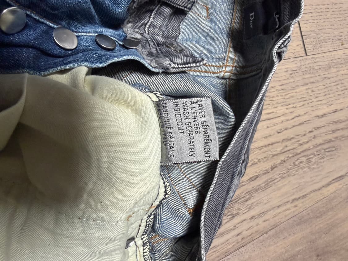 디올옴므 이중데님 기장 수선품 29 상품이미지5