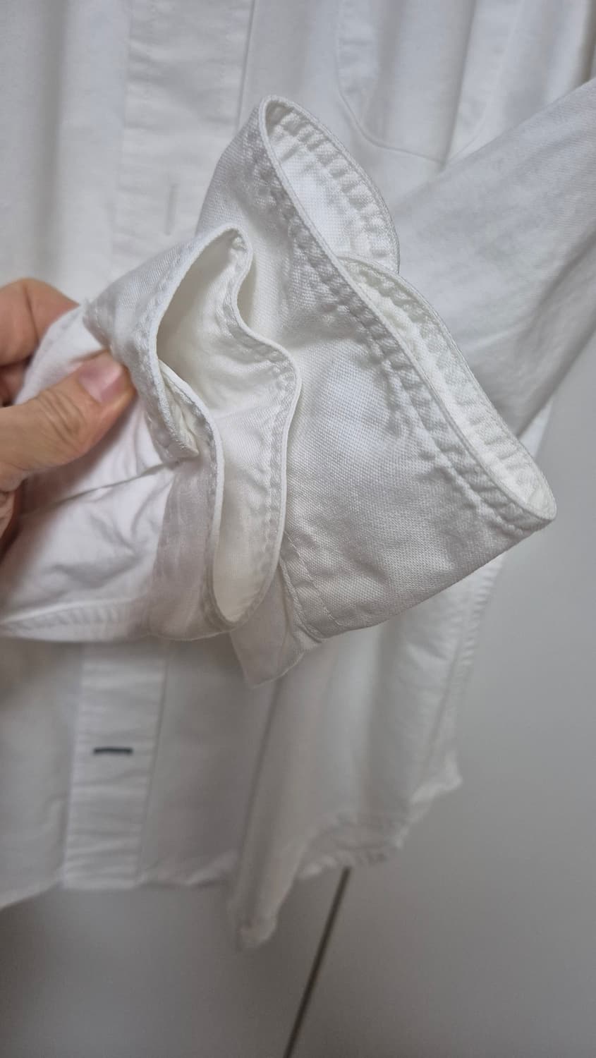 짓먼 빈티지 옥스포드 버튼다운 셔츠 화이트 100사이즈 상품이미지2