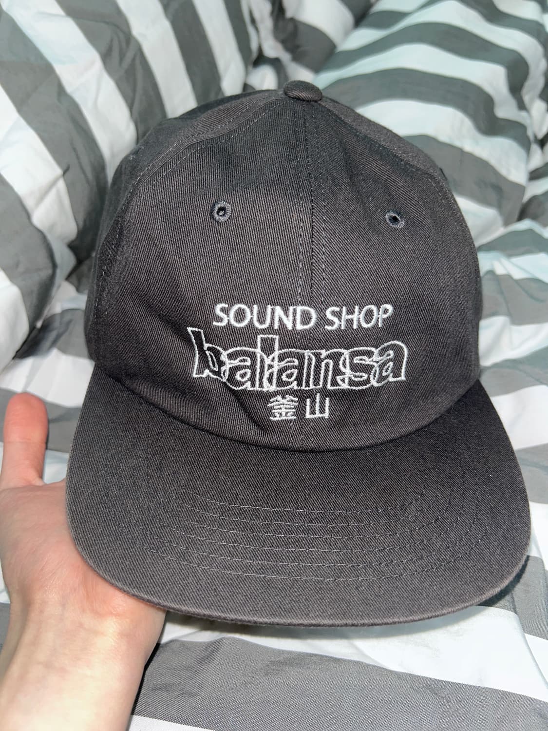 발란사 SSB 로고 코튼 캡 SSB LOGO COTTON CAP (Cha 상품이미지2