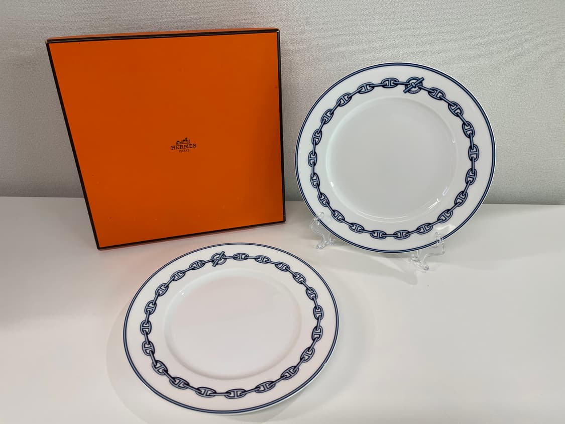에르메스 샹달 블루 플레이트 2P HERMES 상품이미지1
