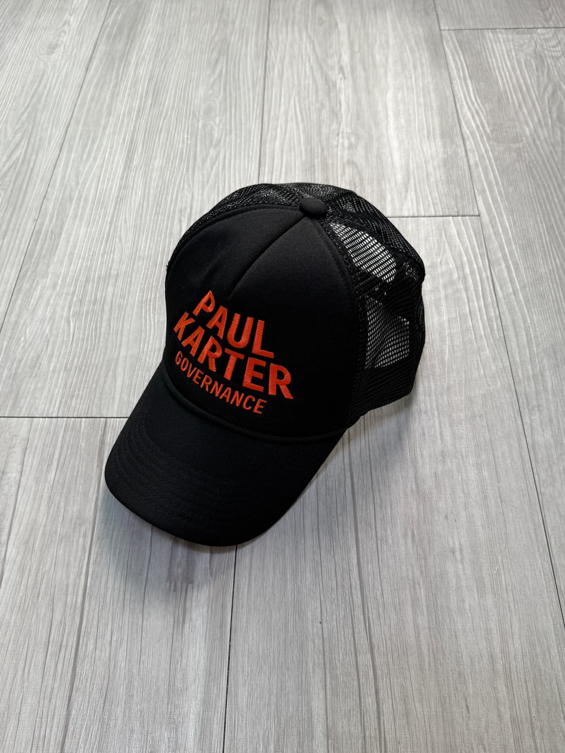 [OS] 폴 카터 메쉬 트러커 캡 블랙 상품이미지1