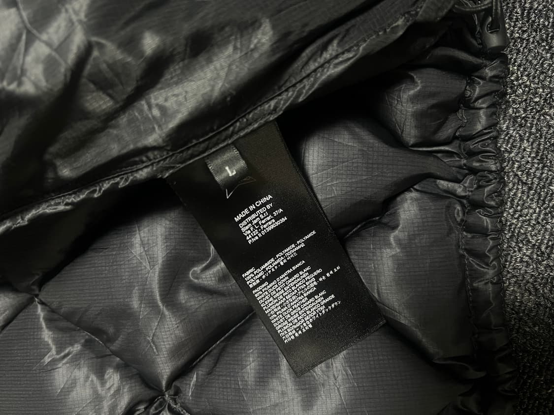 로아 라이트 다운 자켓 블랙 L 상품이미지4