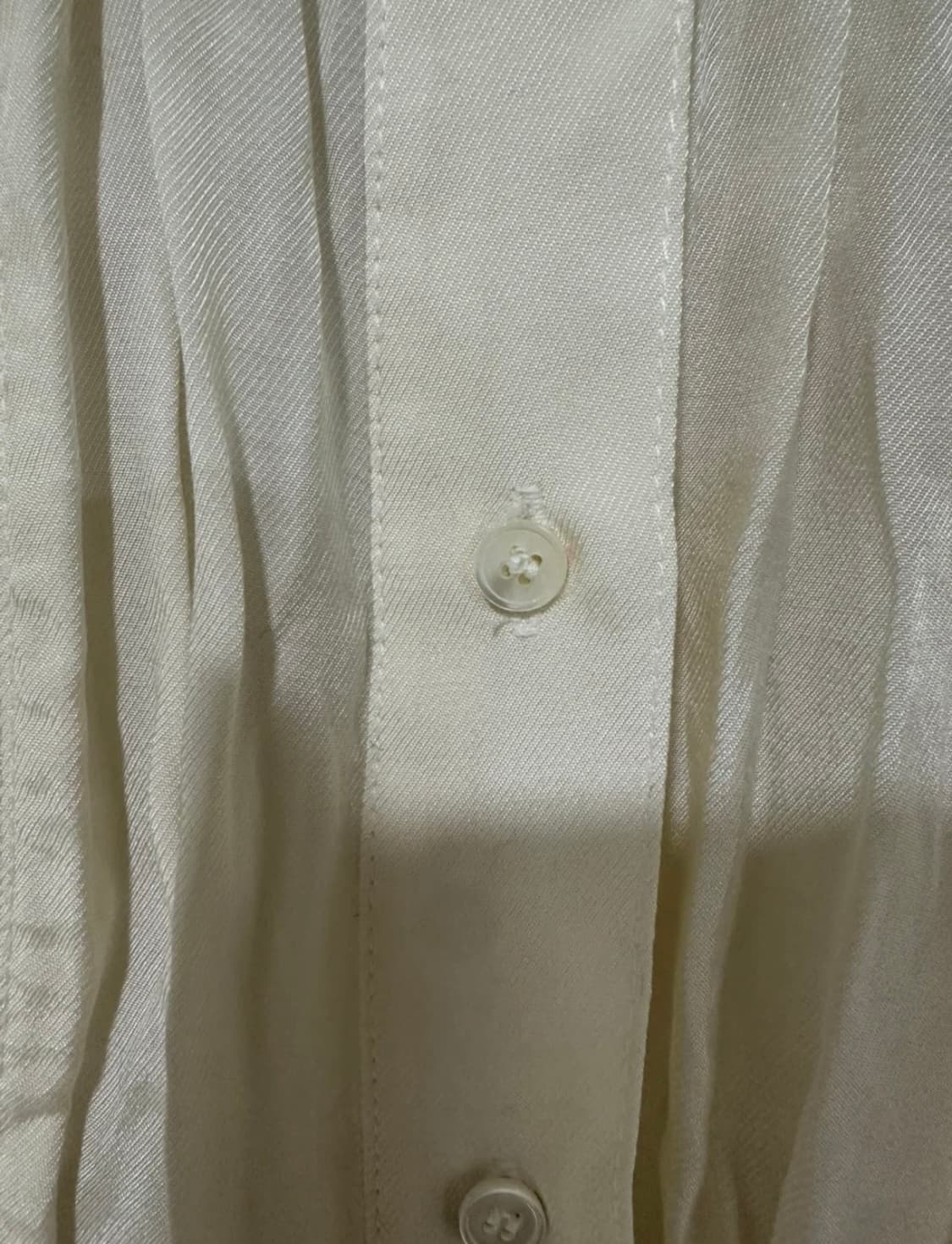 아이보리 블라우스 새상품 55 M 상품이미지3