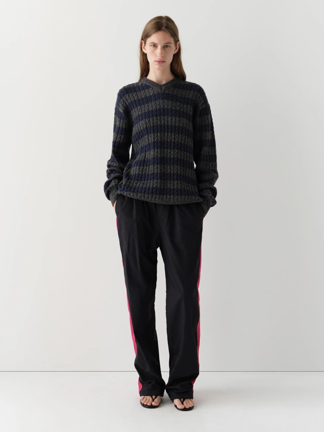 [34,36,38]기마구아스 Tyler 트랙 팬츠/블랙 상품이미지6