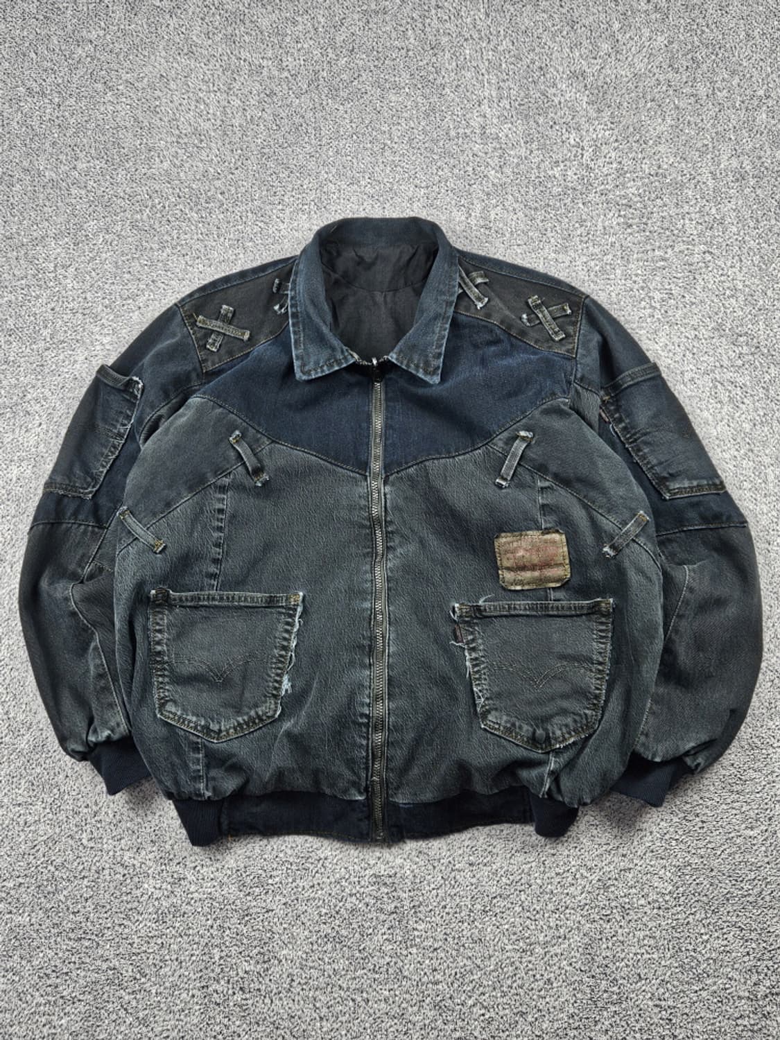 리바이스 리빌드 패치워크 커스텀 데님 자켓 (상세설명참조) / 10176 상품이미지1