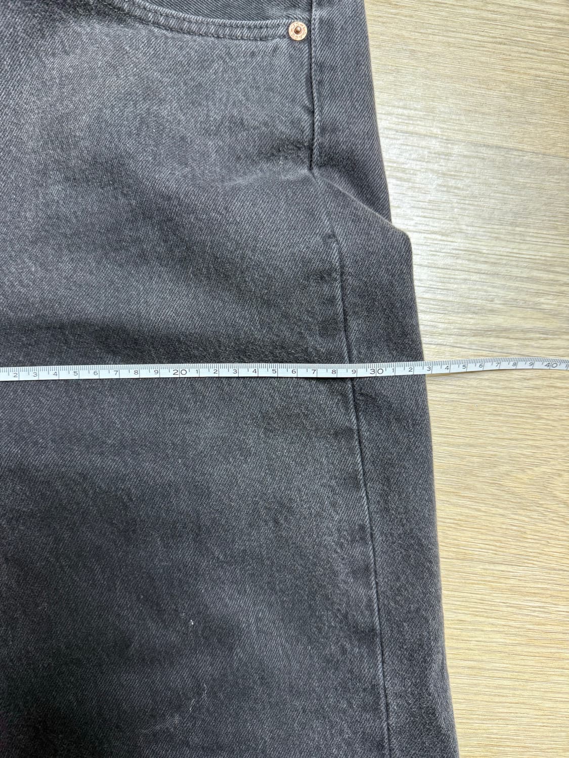 90s 리바이스 501 흑청 36x30 상품이미지8