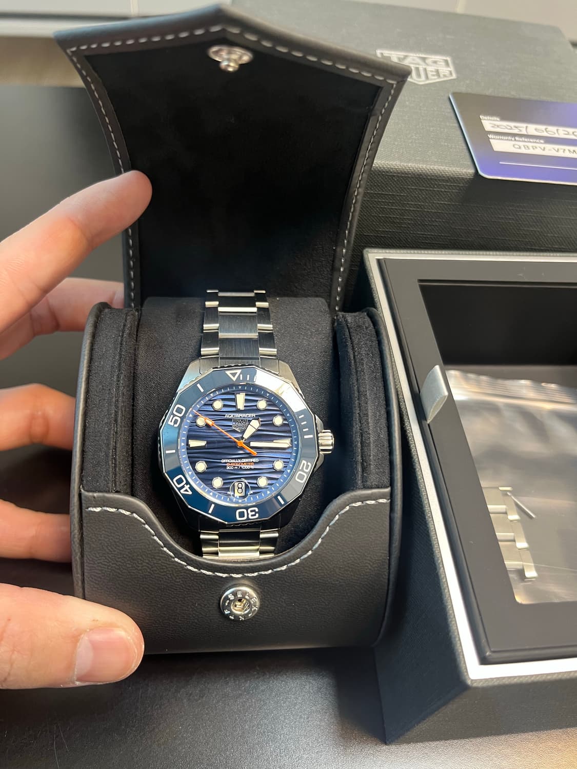 태그호이어 아쿠아레이서 300 42mm 청판 상품이미지2