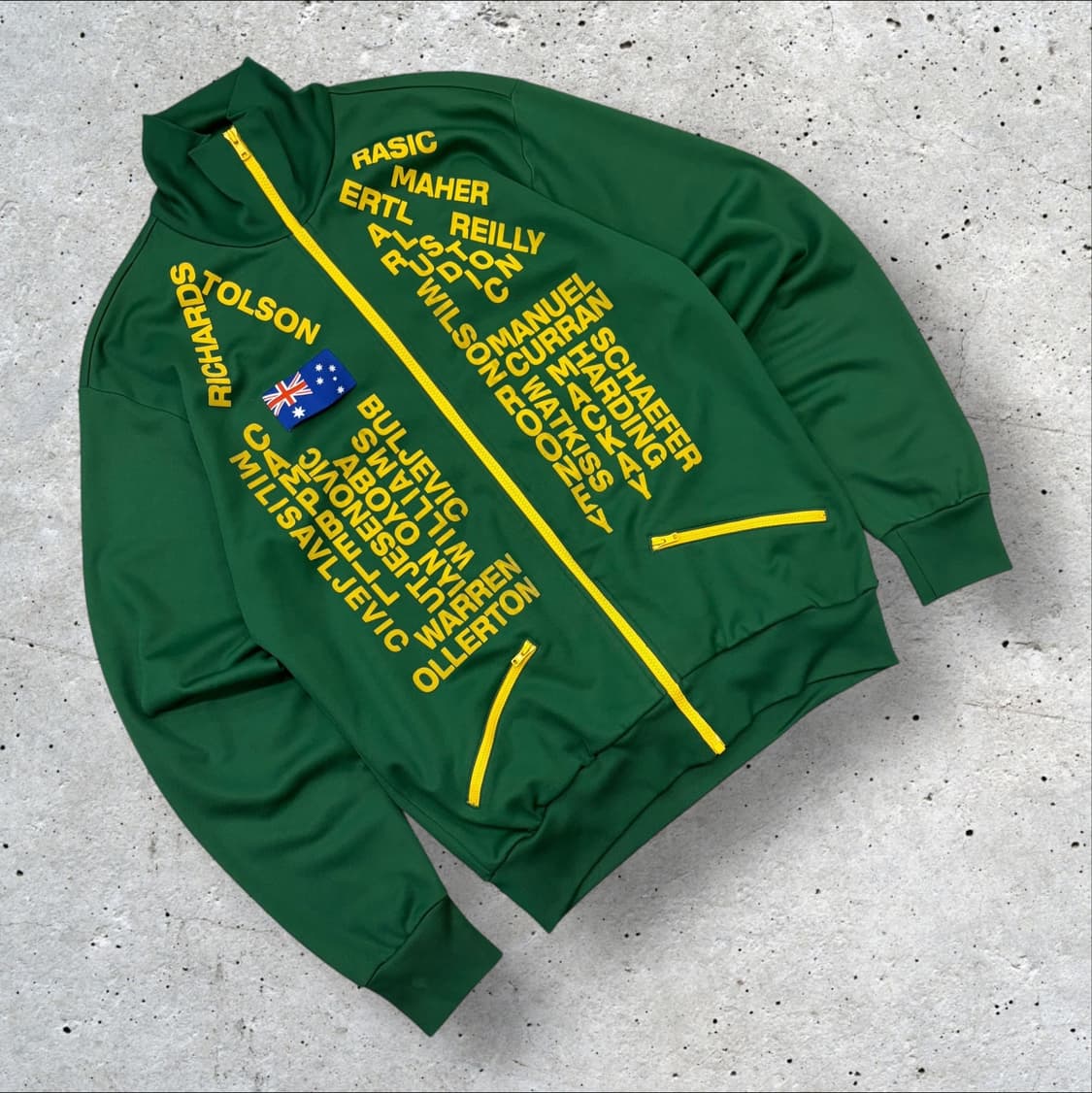 [L] 04s 아디다스 그린 트랙탑 져지 호주 국대 B766 상품이미지1