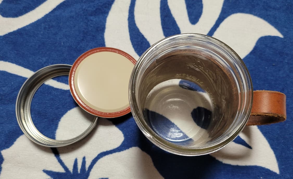 미국산 핸드크레프트 가죽 볼 휴대용 유리컵 상품이미지7