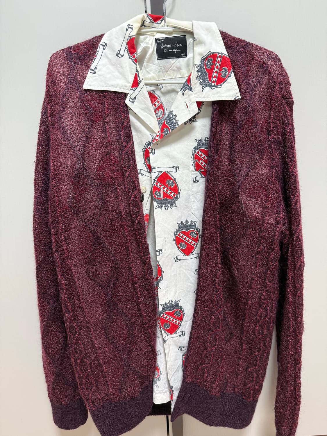 넘버나인 03aw 모헤어 가디건 상품이미지4