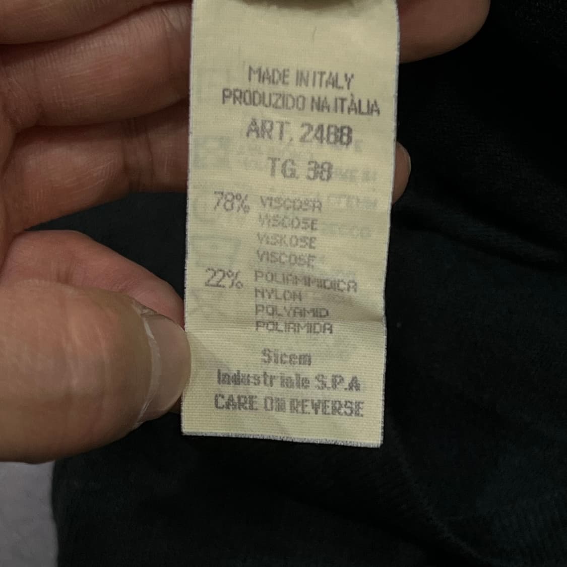  엠포리오 아르마니 하이넥 니트 슬리브리스 y16109 상품이미지6