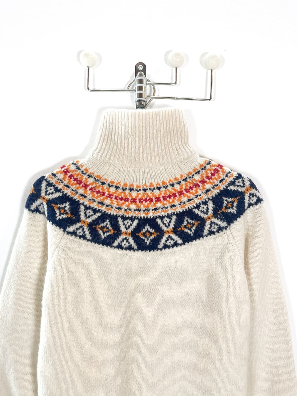 빈티지 노르딕 스웨터 니트 집업 상품이미지7