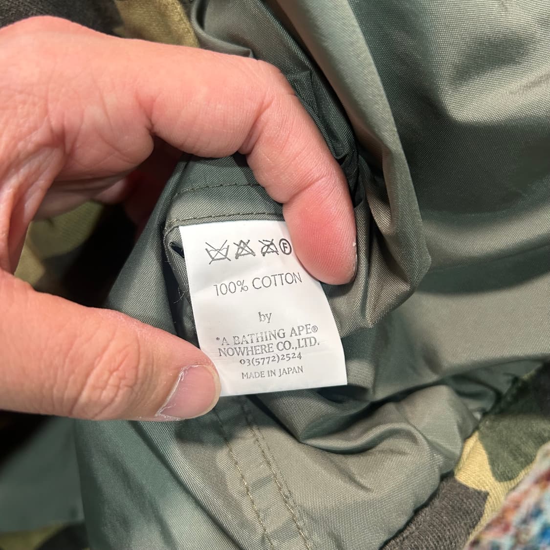 [L] 90s 베이프 녹계 M-65 자켓 상품이미지8