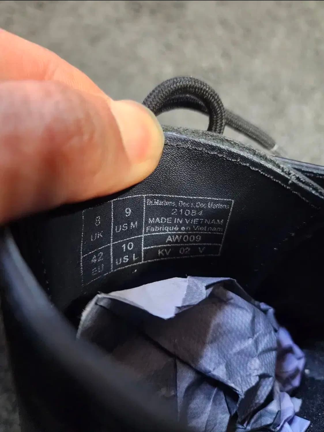 닥터마틴 1461  벡스 블랙 스무스 uk8  
270 사이즈  상품이미지2