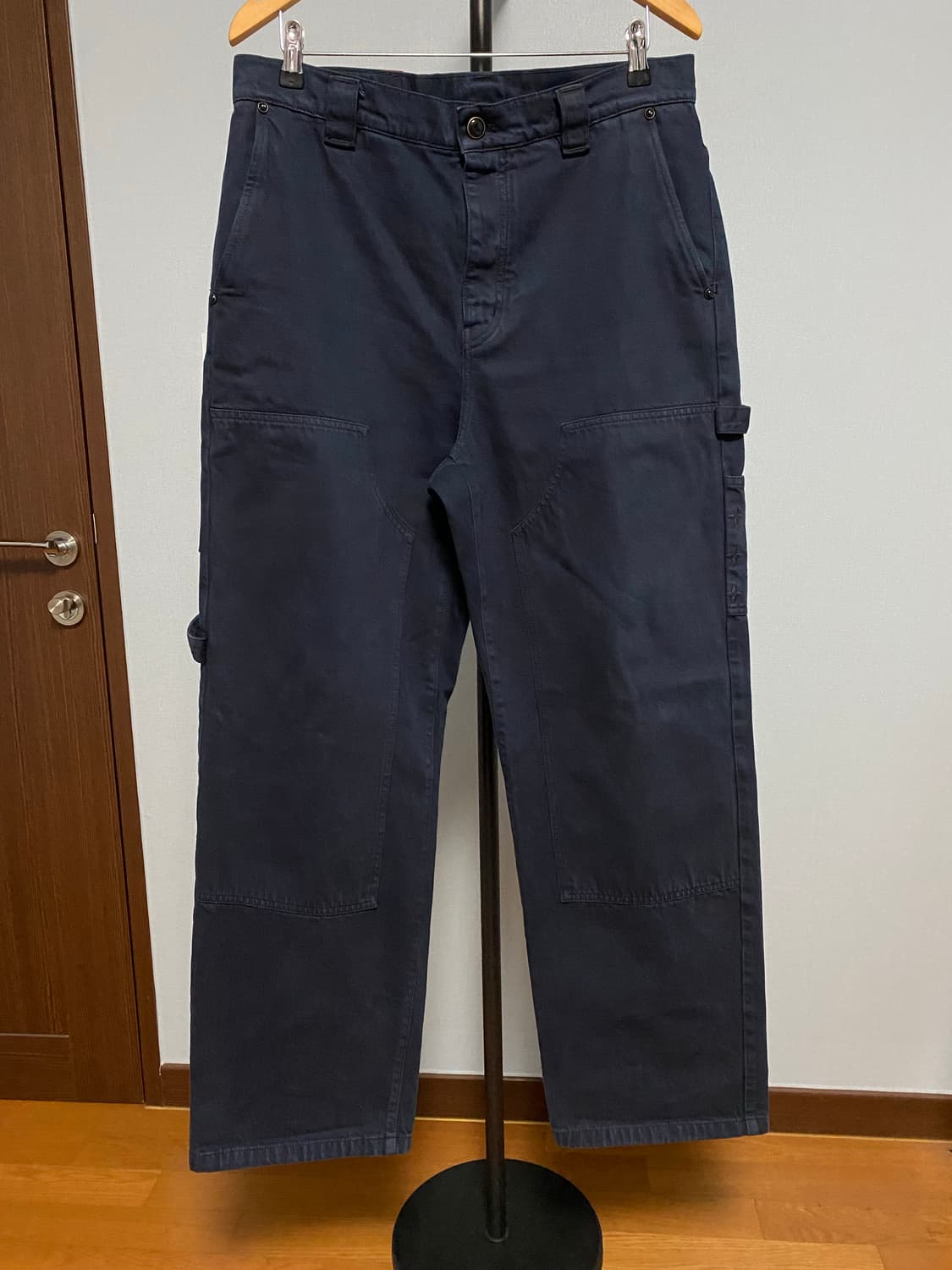 [32] 루이비통 가먼트 다이드 데님 카펜터 팬츠 바지 다크 네이비 상품이미지2