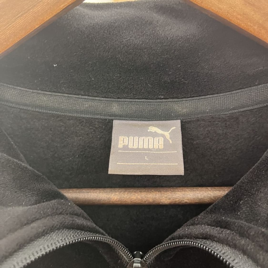 푸마 빈티지 캐주얼 웜셀 벨루어 벨벳 집업 L C10519 상품이미지5